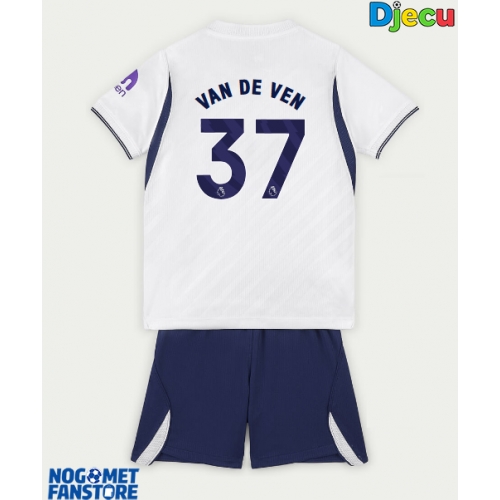 Tottenham Hotspur Micky van de Ven #37 Domaci Dres za djecu 2026-27 Kratak Rukav (+ Kratke hlače)